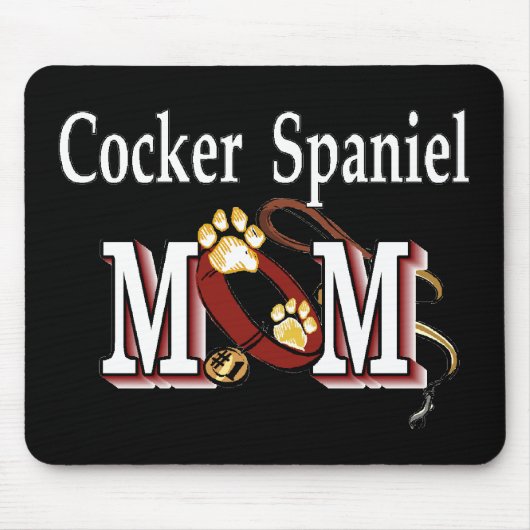 Cocker Spaniel Dog Mam Gifts Muismat (Voorkant)