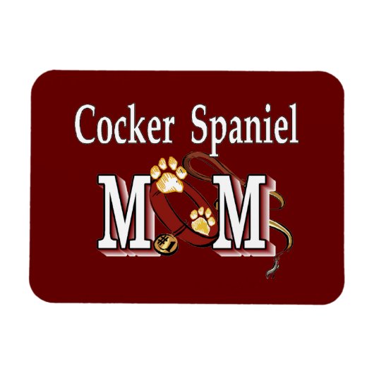 Cocker Spaniel Dog mama Magneet (Horizontaal)