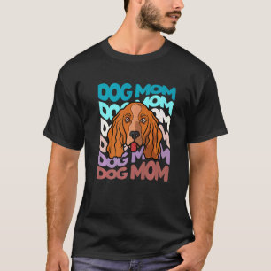 Cocker Spaniel Dog mama Retro Dog Mama T-shirt
