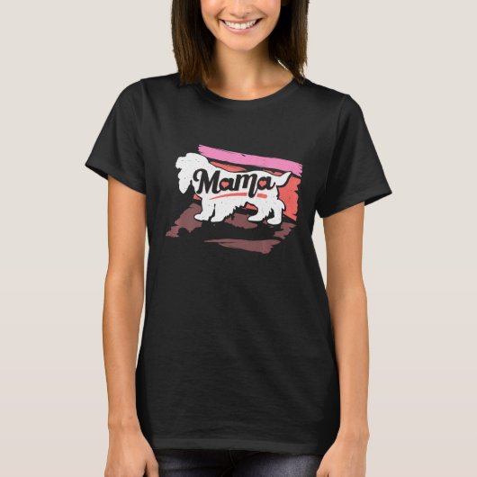Cocker Spaniel Dog Mama T-shirt (Voorkant)