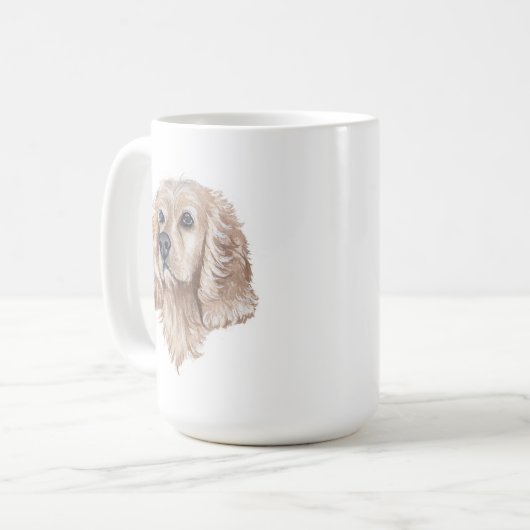 Cocker Spaniel Dog Mok | 15 oz. (Voorkant links)