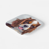 Cocker Spaniel | Dog Painting Pet Papieren Bordje (Gebogen)