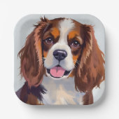 Cocker Spaniel | Dog Painting Pet Papieren Bordje (Voorkant)