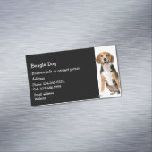 Cocker Spaniel Dog Pet Sitter Business C Magnetisch Visitekaartje (Voorbeeld)