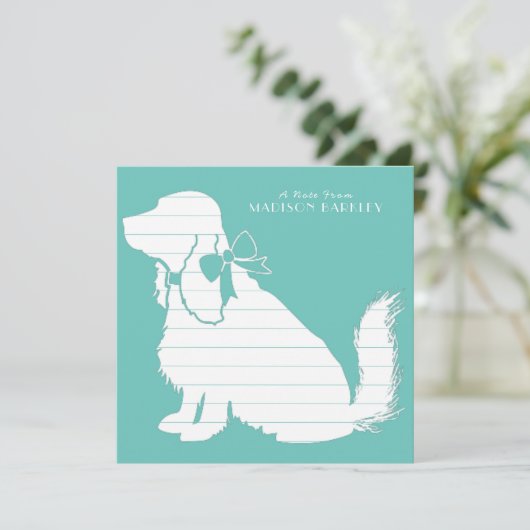 Cocker Spaniel Dog Puppy Bedankkaart (Staand voorkant)