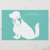 Cocker Spaniel Dog Puppy Briefpapier (Voorkant)