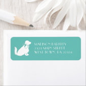 Cocker Spaniel Dog Puppy Etiket (Insitu)