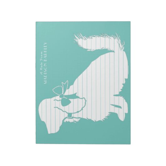 Cocker Spaniel Dog Puppy Notitieblok (Linkerzijde)