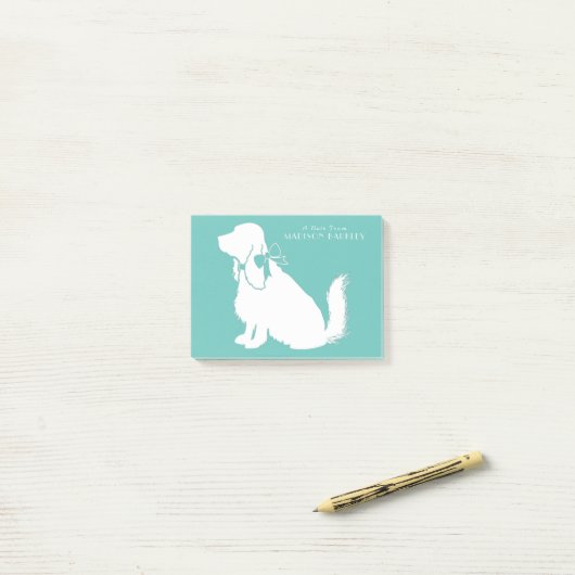 Cocker Spaniel Dog Puppy Post-it® Notes (Op bureau)