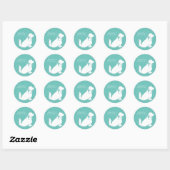 Cocker Spaniel Dog Puppy Ronde Sticker (Vel)