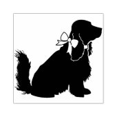 Cocker Spaniel Dog Puppy Rubberstempel (Afrduk)