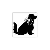 Cocker Spaniel Dog Puppy Rubberstempel (Afrduk)