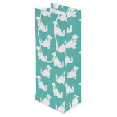 Cocker Spaniel Dog Puppy Wijn Cadeautas (Achterkant Gekanteld)