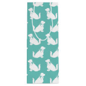 Cocker Spaniel Dog Puppy Wijn Cadeautas (Achterkant)