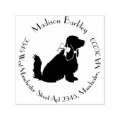 Cocker Spaniel Dog Puppy Zelfinktende Stempel (Design)