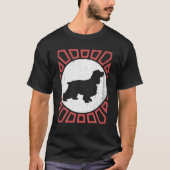 Cocker Spaniel Dog Retro  T-shirt (Voorkant)
