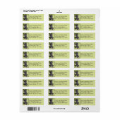 Cocker Spaniel Dog Return Address Label (Full Sheet)