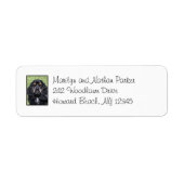 Cocker Spaniel Dog Return Address Label (Voorkant)
