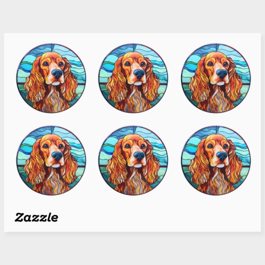 Cocker Spaniel Dog Sticker Pack (Vel)