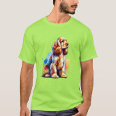 Cocker Spaniel Dog T-shirt (Voorkant)