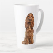 Cocker Spaniel Dog Tall-Mok Latte Mok (Rechterhoek)