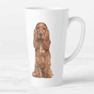 Cocker Spaniel Dog Tall-Mok Latte Mok