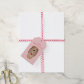 Cocker Spaniel Dog Valentine, Valentine's Day Cadeaulabel (Met Touw)