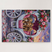 Cocker Spaniel Dog Valentine's Day Legpuzzel (Horizontaal)