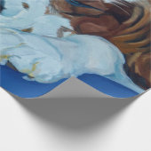 Cocker Spaniel Dog Wrapping Paper Cadeaupapier (Hoek)