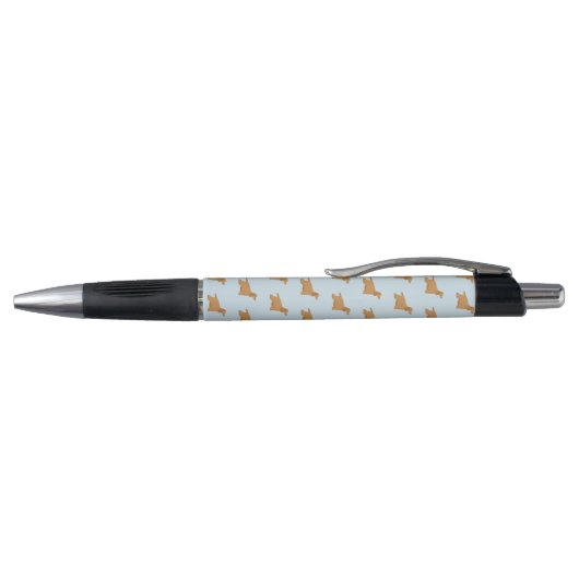 Cocker Spaniel Dogs Pattern Monogramed Pen (Bovenkant)