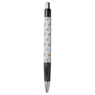 Cocker Spaniel Dogs Pattern Monogramed Pen
