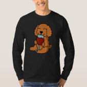Cocker Spaniel Drinking Wine Dog T-shirt (Voorkant)