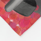 Cocker Spaniel Drivende auto met hart Valentijns Fleece Deken (Hoek)