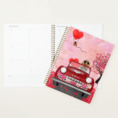 Cocker Spaniel Drivende auto met hart Valentijns Planner (Display)