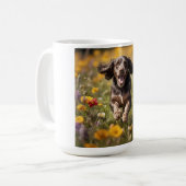 Cocker Spaniel Elegant Coffee Mok (Voorkant links)