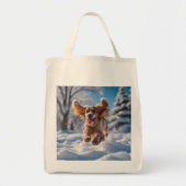 Cocker Spaniel Elegant Grocery Tote Bag (Voorkant)