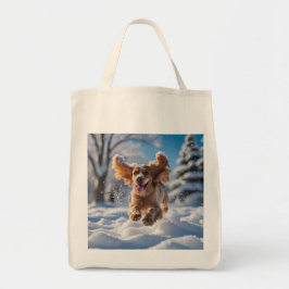 Cocker Spaniel Elegante Boodschappentas Tote Bag