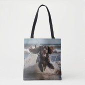 Cocker Spaniel Elegante Canvas tas (Voorkant)
