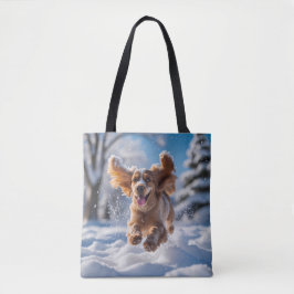 Cocker Spaniel Elegante Canvas tas