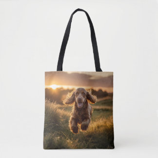 Cocker Spaniel Elegante Canvas tas