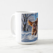 Cocker Spaniel Elegante Koffiemok (Voorkant links)