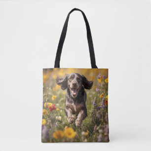 Cocker Spaniel Elegante Schoudertas Tote Bag