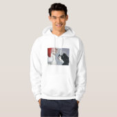 Cocker Spaniel en Santa Dog Art-kersthoodie Hoodie (Voorkant volledig)