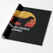 Cocker Spaniel | Engels Cocker Spaniel Cadeaupapier (Uitgerold)