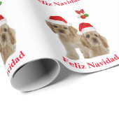 Cocker spaniel Feliz Navidad inpakpapier (Rol Hoek)