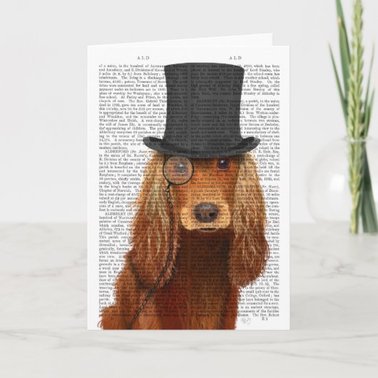 Cocker Spaniel, Formal Hound en Pet Kaart (Voorkant)