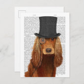 Cocker Spaniel, Formele hond en Pet Briefkaart (Voorkant / Achterkant)