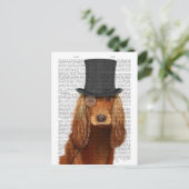 Cocker Spaniel, Formele hond en Pet Briefkaart (Staand voorkant)