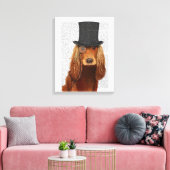 Cocker Spaniel, Formele hond en Pet Canvas Afdruk (Insitu (Woonkamer))