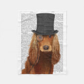 Cocker Spaniel, Formele hond en Pet Fleece Deken (Voorkant)